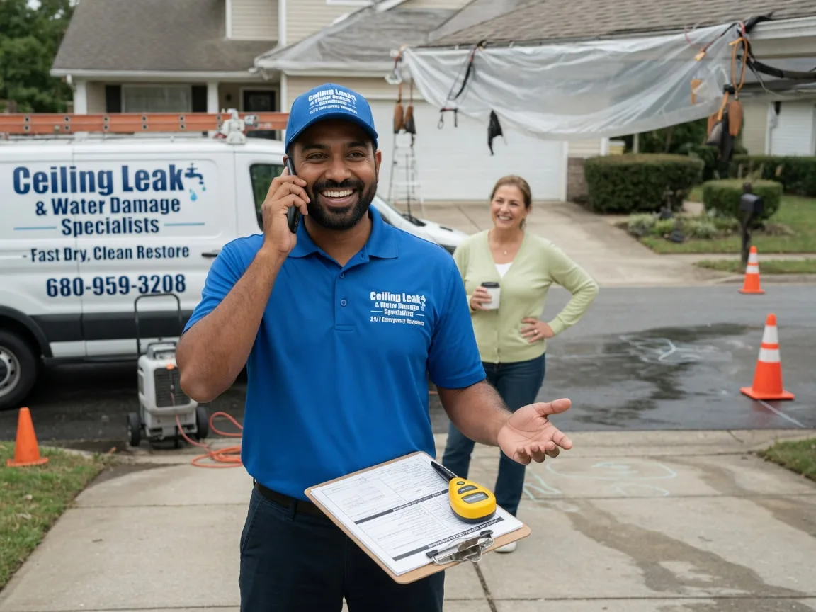 Ceiling Leak Cleanup Simpson, LA FAQs